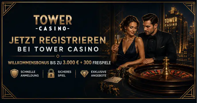 Tower Casino Konto banner